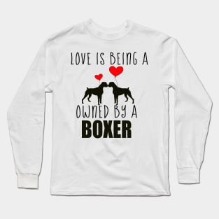 Love Gifts, Boxer Dog Lovers Long Sleeve T-Shirt